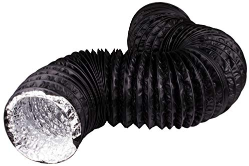 Weedness Grow Abluft-Schlauch Combiflex Schwarz Ø 250 mm 1 Meter für Klimageräte - Trockner Dunstabzugshaube Flexrohr Lüftungsrohr Lüftungsschlauch Klima Gerät