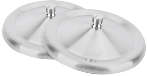 Operitacx Edelstahl Tassendeckel 8.50 Cm 2 Stück Auslaufsichere Becherabdeckung Staubdicht Wiederverwendbar Für Kaffee Tee Trinkbecher Zuhause Und Unterwegs