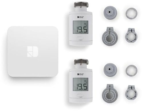 Delta Dore 6050664 Pack TRV 1.0 Thermostatköpfe, weiß