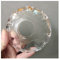LiFBeauTiFul 2Pcs Glass Dia100mm Crystal Lamp Flower Bowl, Bobeches, Candle Holder, Wedding Decoration, Chandelier Tray, Light Accessories home