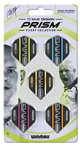 WINMAU Michael Van Gerwen MvG Design Prism Dart Flight-Sammlung
