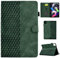 CASAFUNY Coque pour iPad Air 11 Pouces M3/M2 (2025/2024), iPad Air 5e/4e (Modèle 2022/2020, 10,9 Pouces) Housse de Protection en Cuir PU Étui Case Tablette Étui Smart Cover, Vert