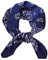 FAIRYGATE Schal Blau Damen Kopftuch Seide Schal Damen Halstücher Seidentuch Schals Halstuch Damen Seide Seidenschal Scarf Bandana Taschentuch Ansatz Handgelenk Kopftücher DA2213