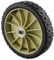 DAZZLEEX Universelle Roues universelles pour tondeuses à gazon, roues avant et arrière en caoutchouc, diamètre Pour Tondeuse à gazon de Jardin 19,5 cm