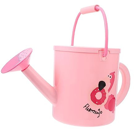 POPETPOP Bouilloire Darrosage en Plastique Motif Flamant Rose - Grand Arrosoir pour Plantes Dintérieur Outil De Jardinage pour Rouge