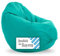 Bruni Kinder-Sitzsack Classico S in Türkis – Sitzsack mit Innensack für Kinder, Abnehmbarer Bezug, lebensmittelechte EPS-Perlen als Bean-Bag-Füllung, aus Deutschland