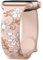 Mastten Cinturino floreale compatibile con Apple Watch da donna – Cinturino in morbido silicone per iWatch SE 40 mm, 41 mm, 42 mm, 38 mm, grazioso fiore inciso, per iWatch Series 10, 9, 8, 7, 6, 5, 4
