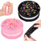 2 Stück Squishy Anti Stress Spielzeug Keks, Fufu Squishy, Taba Squishy, Ultraweiches Keks Dekompressions Entlüftungsspielzeug, Squeeze Toy für Stressabbau, Fidgets Spielzeug für Kinder Erwachsene(B)