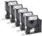 5x Kompatibel für Dymo D1 Etikettenband 12mm x 7m 45013 A45013 S0720530 Schwarz auf Weiß Schriftband für Dymo Gerät LabelManager 160 210D 360D 280 420P 500TS PnP Labelpoint 250 150 100 200 350