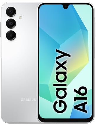 Samsung Galaxy A16, 3 anni di Garanzia del produttore, Android 14, Display Super AMOLED 6.7 FHD+, 4GB RAM, 128GB, Batteria 5.000 mAh, IP54, memoria espandibile, Gray [Versione Italiana]
