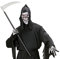NET TOYS Ascia smontabile Zombie Falce Uomo con Scure Lama Arma Morte Coltello Halloween Costume per Travestimento Spaventoso - 101 cm
