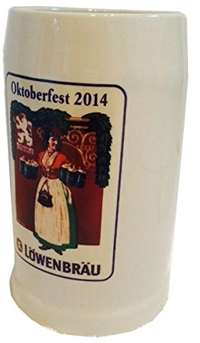 Löwenbräu 6 original Bierkrüge Oktoberfest 2014