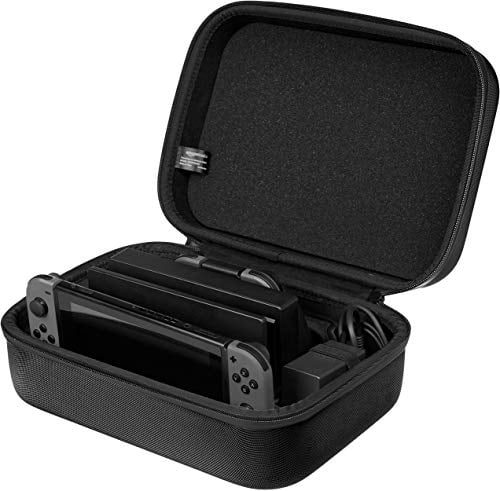 Amazon Basics - Custodia da viaggio e per giochi, per Nintendo Switch - Nero