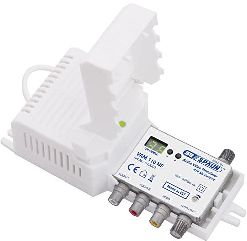 Spaun VAM 110 NF - Audio Video-Modulator/Analog (PAL) - Konverter mit Koaxialausgang