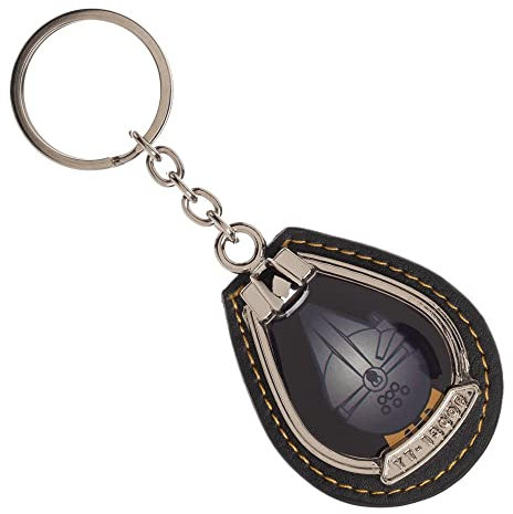 Bioworld Porte-clés cousu Star Wars Faucon Millenium avec décapsuleur attaché