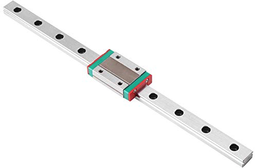 Gleitschiene, Linearlager Schieber Linear Rail Guide, Mini Lineare Schienenführung mit MGN12H Carriage Block für DIY 3D Drucker und CNC-Maschine Länge 250/300/400/500 / 550mm (250mm)