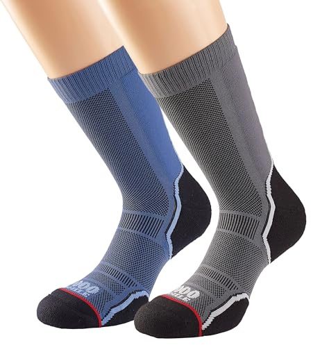 1000 Mile Unisex-Trekking-Socken, Doppelpack