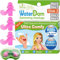 WaterDam Schwimm-Ohrstöpsel, ultra-bequem, wasserdicht, verhindern Schwimmerohren, Größe 2: Kinder, Teenager, mittelgroße Ohren, Damen, kleine Ohren, Männer (Rosa)