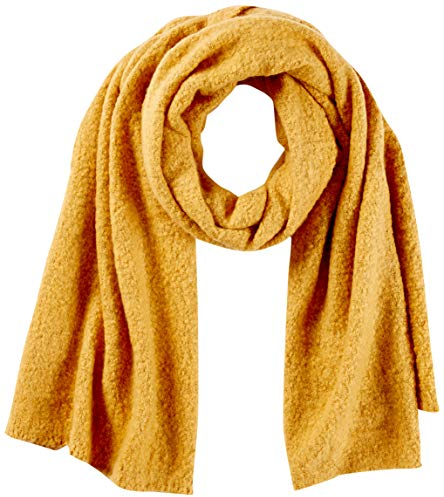 TOM TAILOR Denim Damen Weicher Strickschal 1022042, 10410 - Indian Spice Yellow, ONESIZE