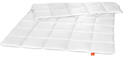 sleepling Kassettenbett Bettdecke 200 x 200 cm, medium Ganzjahresdecke, atmungsaktive Steppdecke mit 300 GSM, Ökotex 100, Made in EU, 60 Grad waschbar