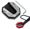 Motorrad Ständer Fuß Seitenverlängerung Pad Motorrad Seitenständer Unterstützung Stützplatte Vergrößern Ständer Seite Stehen Vergrößern Ständer Verlängerung Pad CNC Aluminium