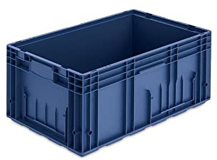 VDA KLT Kleinladungsträger mit Verbundboden | HxBxT 28x40x60cm | 48 Liter | KLT, Transportbox, Transportbehälter, Stapelbehälter