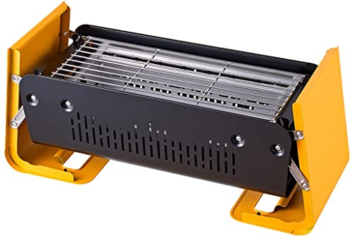 AHTCPO All-in-one Foldable Stainless Steel Barbecue Grill, Small Portable Charcoal Grills For Outdoor Cooking And Camping