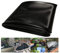Lámina de PVC para estanque Pond Liner, Revestimiento de goma de piscina, membrana impermeable, tela asfaltica para estanque, accesorios de estanque ( Color : Negro , Tamaño : 5x8m/16.4x26.2ft )