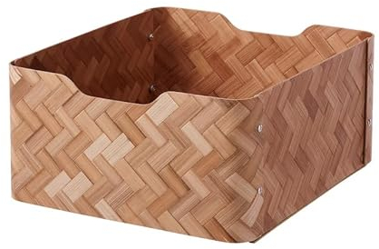 BULLIG Box Ikea, Bambus/braun, 32x35x16 für Kallax