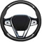 CGEAMDY Lenkradbezug Auto, Mikrofaser-Leder-Lenkradabdeckung, Sport Anti Rutsch Universal Lenkradbezug, Lenkrad Abdeckung Echtes Leder Breathable Anti Slip(Schwarz)
