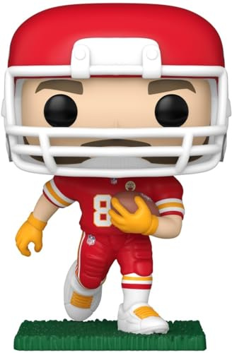 Funko Pop! NFL: Chiefs - Travis Kelce - (Road) - Vinyl-Sammelfigur - Geschenkidee - Offizielle Handelswaren - Spielzeug Für Kinder und Erwachsene - Sports Fans - Modellfigur Für Sammler und Display