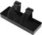 Ronlok Batteriefach mit Fernbedienung, Batteriefach, Halterung für Axial SCX10 TRX4 D90 1/8 1/10 Ersatzteile, ferngesteuert, Schwarz