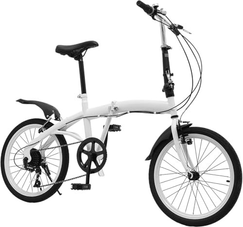 20 Zoll Faltrad 6 Gang Klapprad Höhenverstellbar Tragfähigkeit 90kg Klappfahrrad Geeignet ab 140-190CM