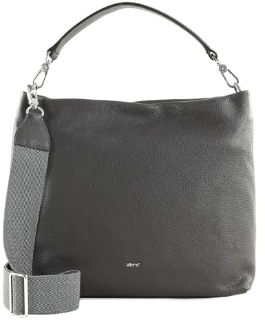 Abro Leather Dalia Hobo Bag Kaia Darkgrey