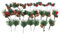 ARTOCT Künstliche Tannenzapfen, multifunktional, Weihnachtsdekoration, Beeren, Tannenzapfen, Zweige, 25 Stück