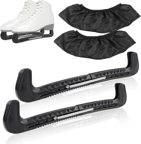 FSWWSF 1 Par Fundas Patines Ajustables Protecciones De La Hoja para Hombres Mujeres Patines Protectores De Cuchillas para Patines De Hielo Y Patinaje ArtíStico Protectores Patines Hielo