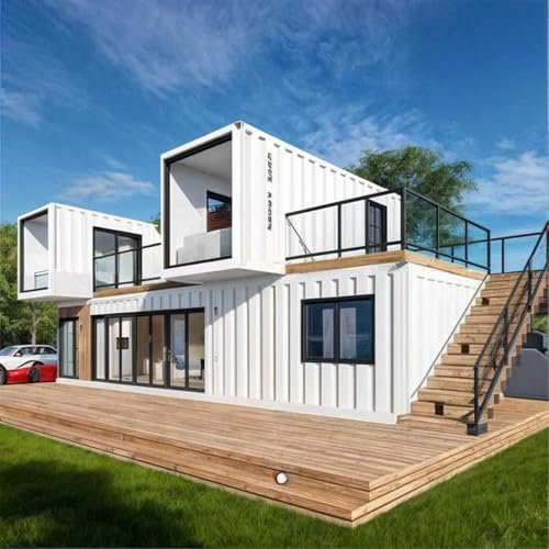 Casa fantastica dell'ufficio modulare della Camera modulare prefabbricata del contenitore, 20ft x 40ft, progettazione minuscola della casa per la camera da letto vivente di trasporto