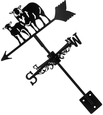 FUNOMOCYA Wetterfahne Für Garten Aus Metall Windfahne Als Gartendeko Terrassenwetterfahne Mit Windrichtungsanzeiger Wetterfahne Für Draußen