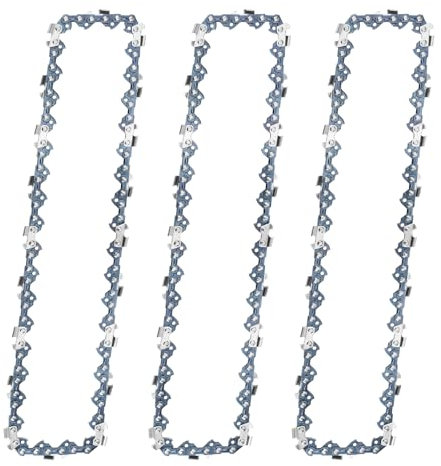 10 inch Chainsaw Chain Replacement for Worx WG322,WG323 10 Cordless Pole/Chain Saw,50033429 Chain Saw Blade,40 Drive Links 0.043 Gauge 3/8 LP Pitch (3 Pack)
