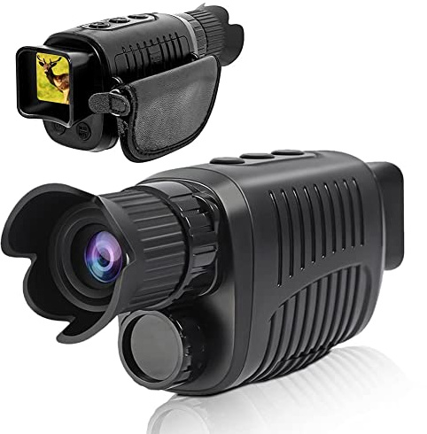 R7 Dispositivo Per La Visione Notturna, Adatto Per Oscurità Totale 1080P Full HD Visione Notturna A Infrarossi Supporta La Registrazione Di Foto E Video Ideale Per La Caccia I Viaggi E Il Campeggio