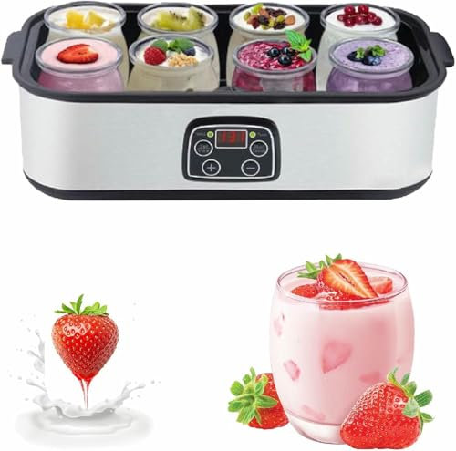 XSDAJSD Yaourtière numérique Automatique, yaourtière avec minuterie, yaourtière Automatique Ultime, yaourtière Automatique multifonctionnelle