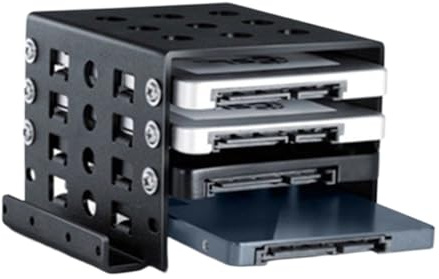 Hard Drive Cage – Aluminum Alloy | Hard Driver Tray | Harrd Driver Tray For PC Case Installation Data Storage Expansion Computer Assembly And Desktop Maintenance Use