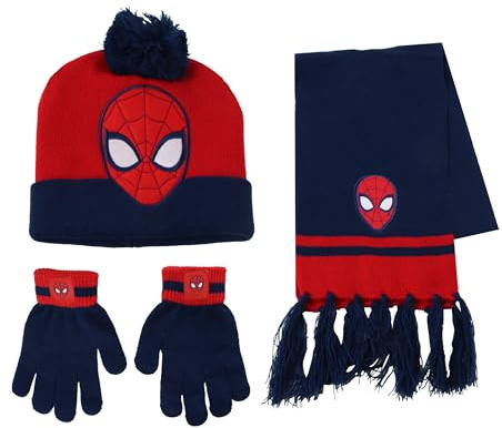 CERDÁ LIFE'S LITTLE MOMENTS Kinder Winterset mit Mütze, Schal oder Handschuhe, Stitch, Paw Patrol, Eiskönigin, Spiderman