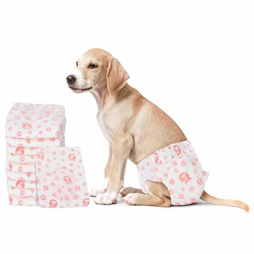 vidaXL Wegwerf-Hundewindel für Hündinnen 50 pcs Weiß XL, Architektonischer Stil, rechteckige Formen, modernes Design, zweidimensionale Konzepte, strukturelle Effizienz, funktionale Räume