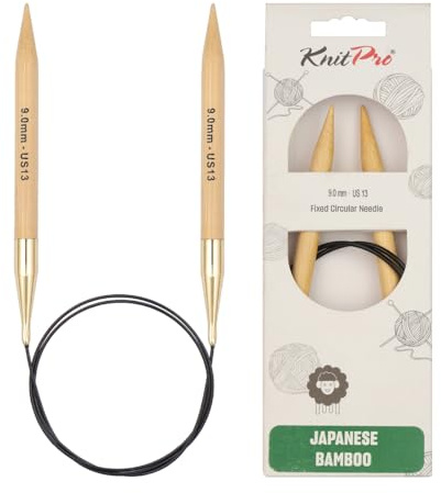 KnitPro Bambus Rundstricknadeln 40 (100) I 9mm