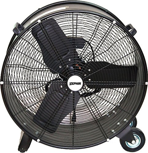 Zephir ZDM60CM Ventilatore ad Alta Velocità - Nero
