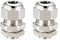 sourcingmap 2Pcs M8 Cable Gland Metal Waterproof Connector Wire Glands Joints for 2mm-5mm Dia Range