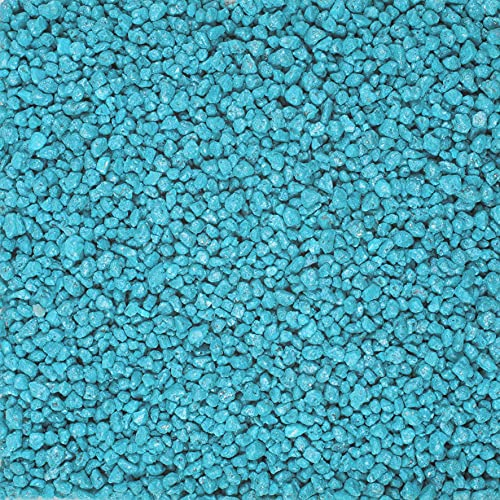 naninoa Aquarienkies, Rundkies, Aquariumkies, Zierkies, Bodengrund 5kg, 2-3mm. Farbe: TÜRKIS