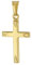 trendor Kreuz-Anhänger Gold 585/14 Karat für Damen, Herren, Kinder Goldanhänger, zeitloser Halsschmuck, elegante Geschenkidee, 51798