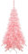 Árbol de Navidad Artificial Rosa Abeto de Hoja Espumillón con Base Metálico Duradero Decoración Navideña - 150cm, 450 Puntas/Ramas